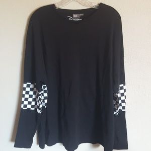 ASOS Mickey Mouse oversized checkered t sh…